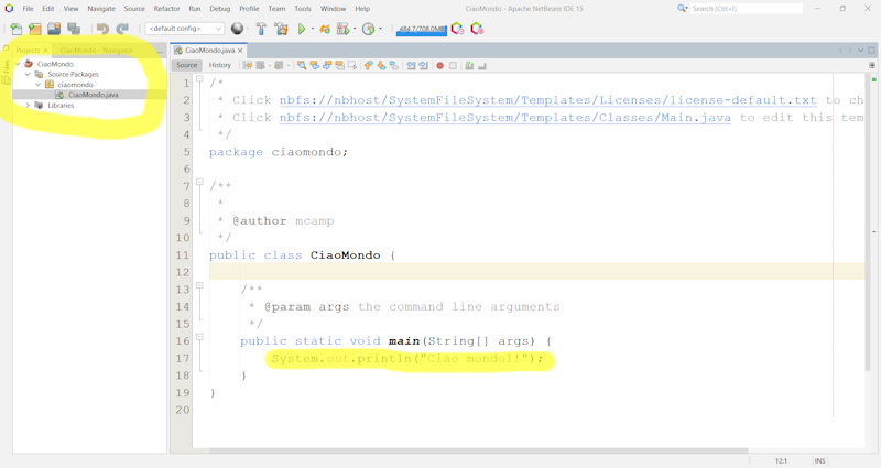 NetBeans - New Project